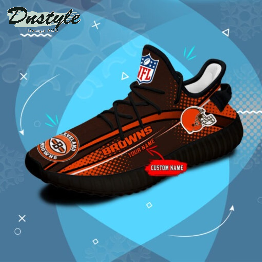 Cleveland Browns Personalized Yeezy Boots Sneakers