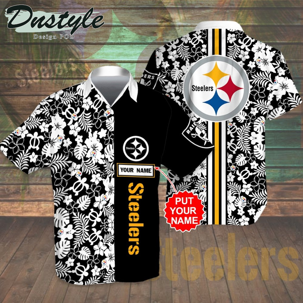 Personalized Pittsburgh Steelers Hawaiian Shirt And Short