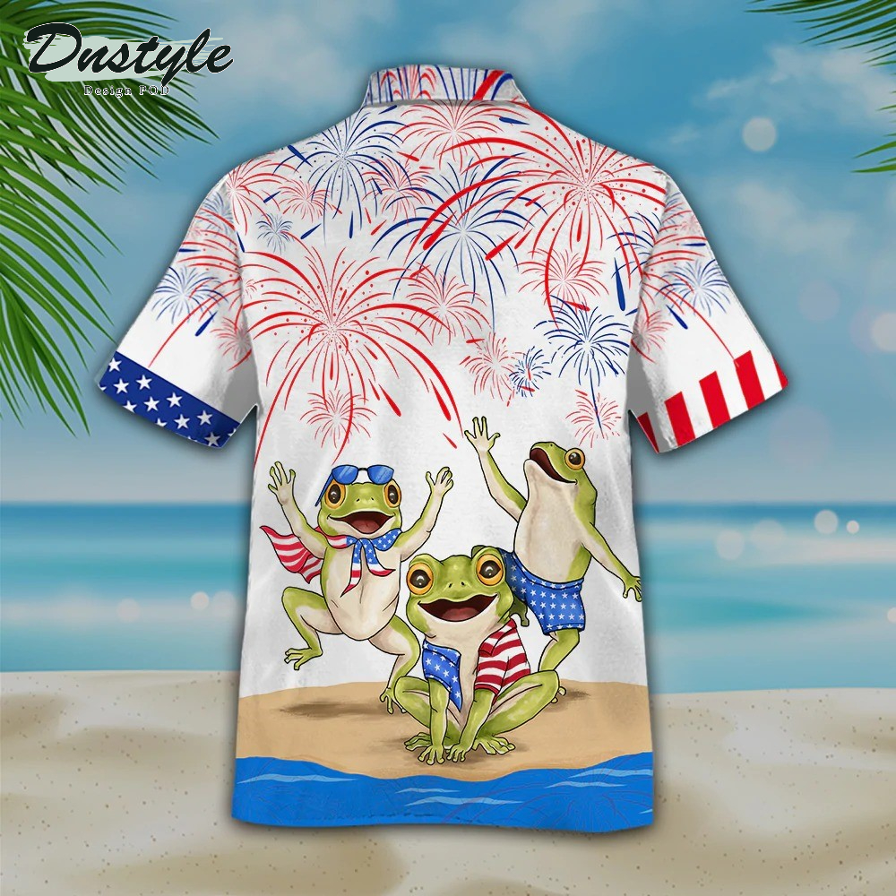 Frogs Independence Day Hawaiian Shirt