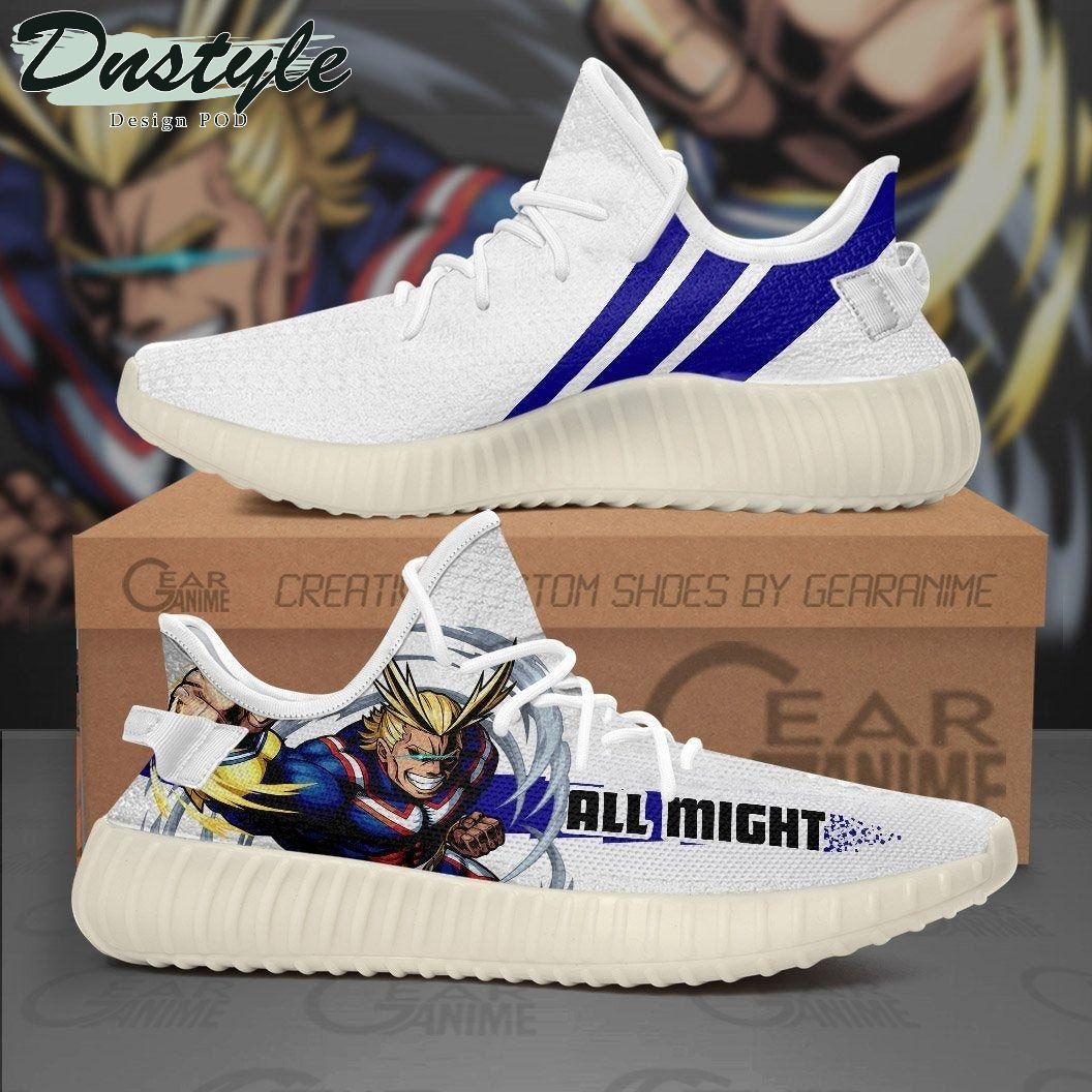 All Might My Hero Academia Anime Yeezy Shoes Sneakers