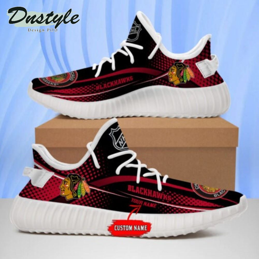 Chicago Blackhawks Personalized Yeezy Boots Sneakers