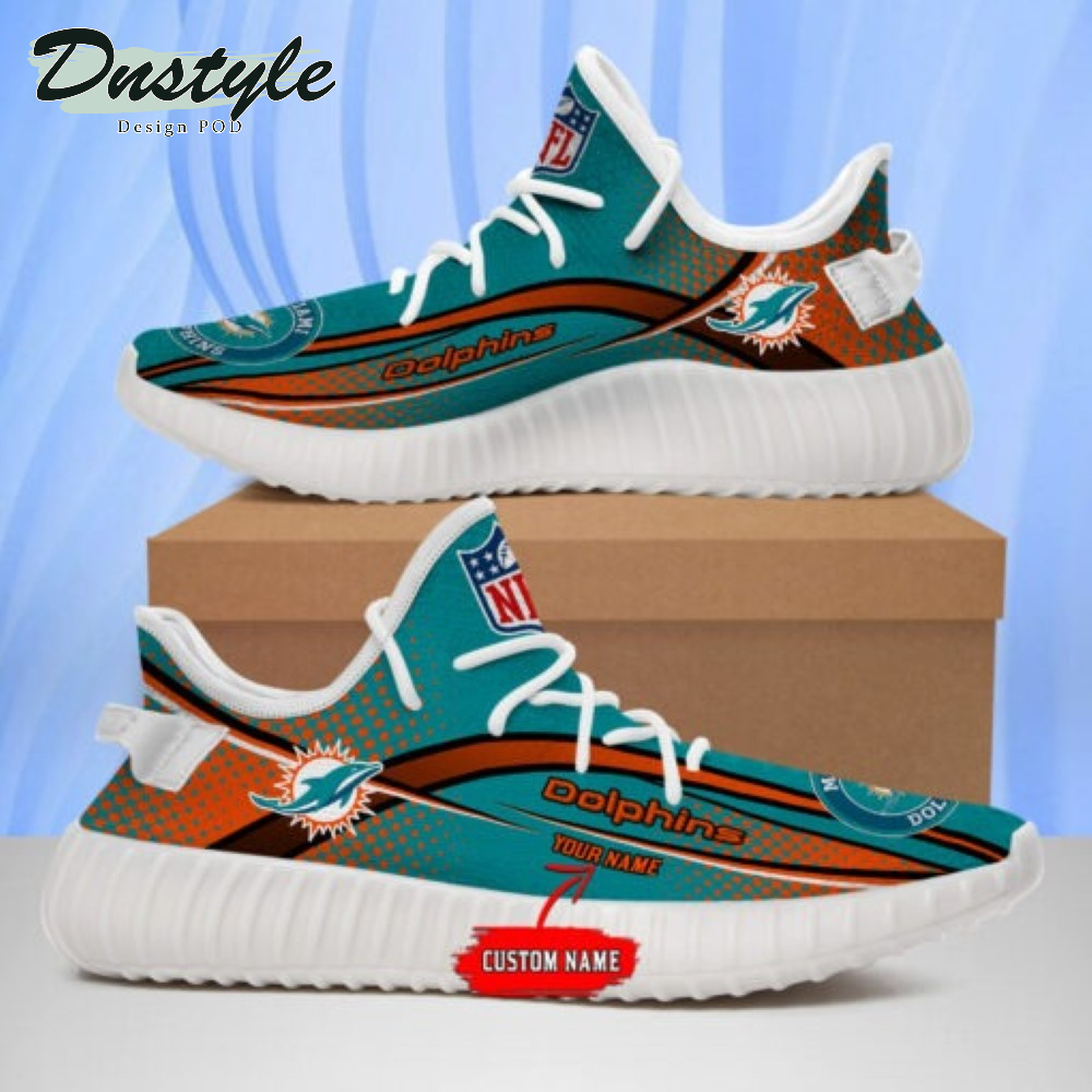 Miami Dolphins Personalized Yeezy Boots Sneakers