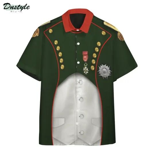 Napoleon Bonaparte Green Hawaiian Shirt