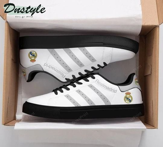 Real Madrid grey stan smith low top shoes