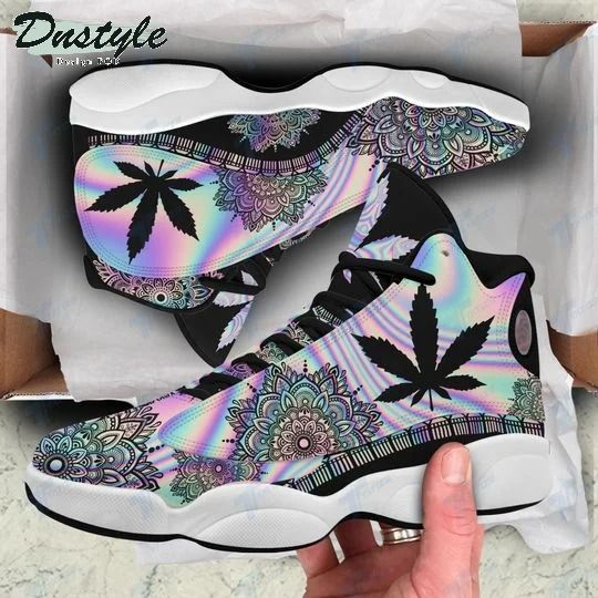 Hologram Mandala Weed Air Jordan 13 Shoes Sneaker