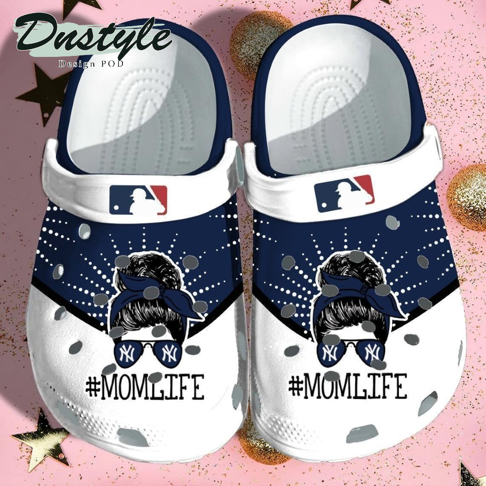 New York Yankees MLB Mom Life Crocs Crocband Clogs