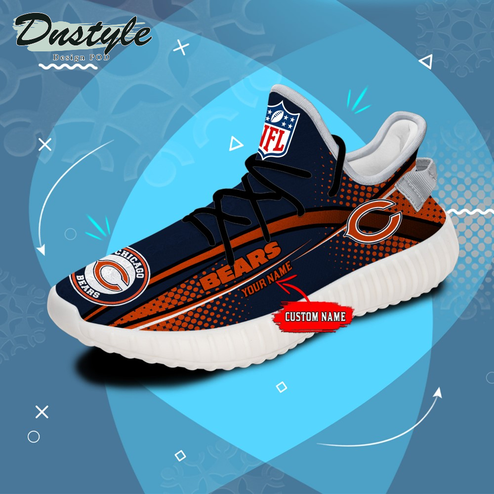 Chicago Bears Personalized Yeezy Boots Sneakers