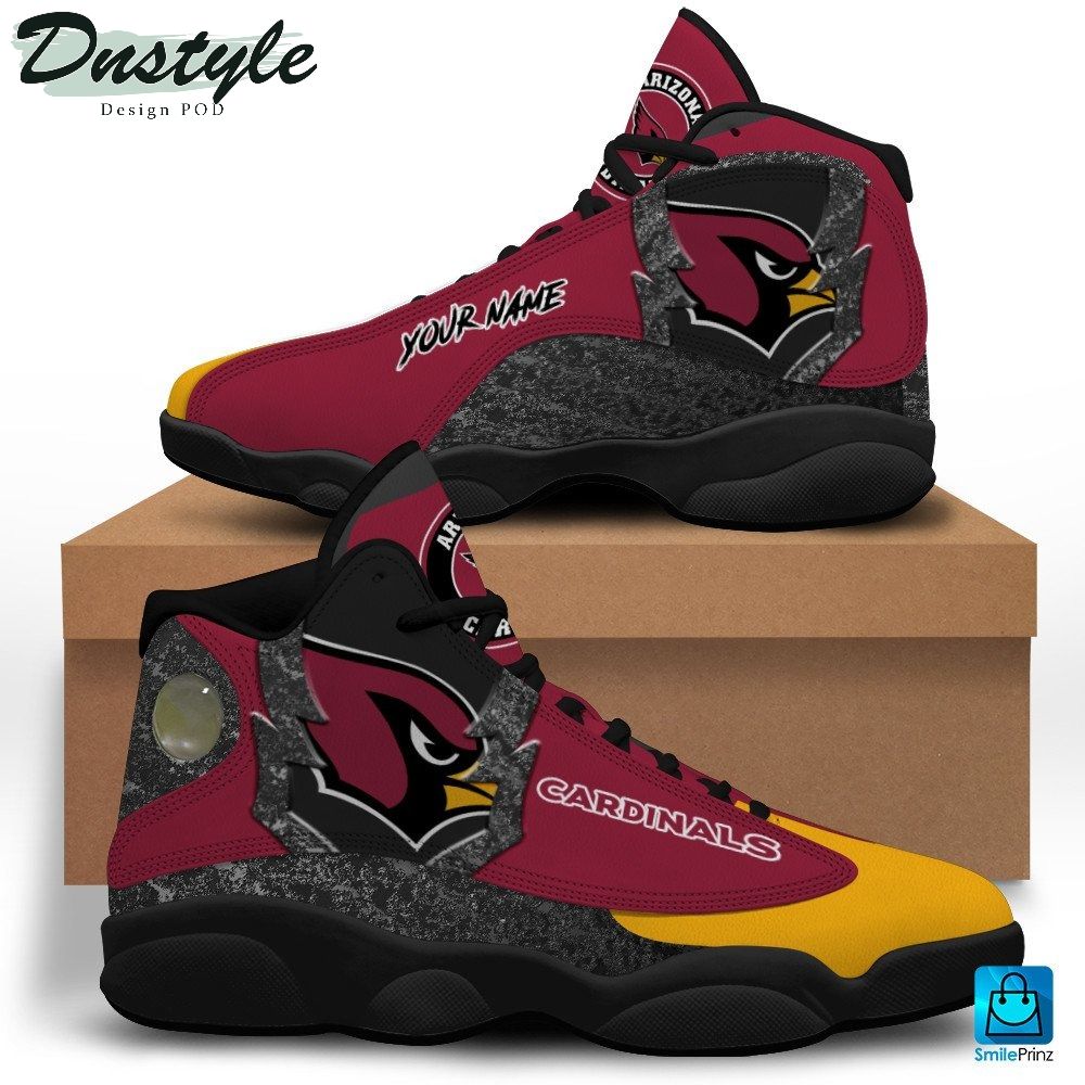 Arizona Cardinals Custom Name Air Jordan 13 Shoes Sneaker