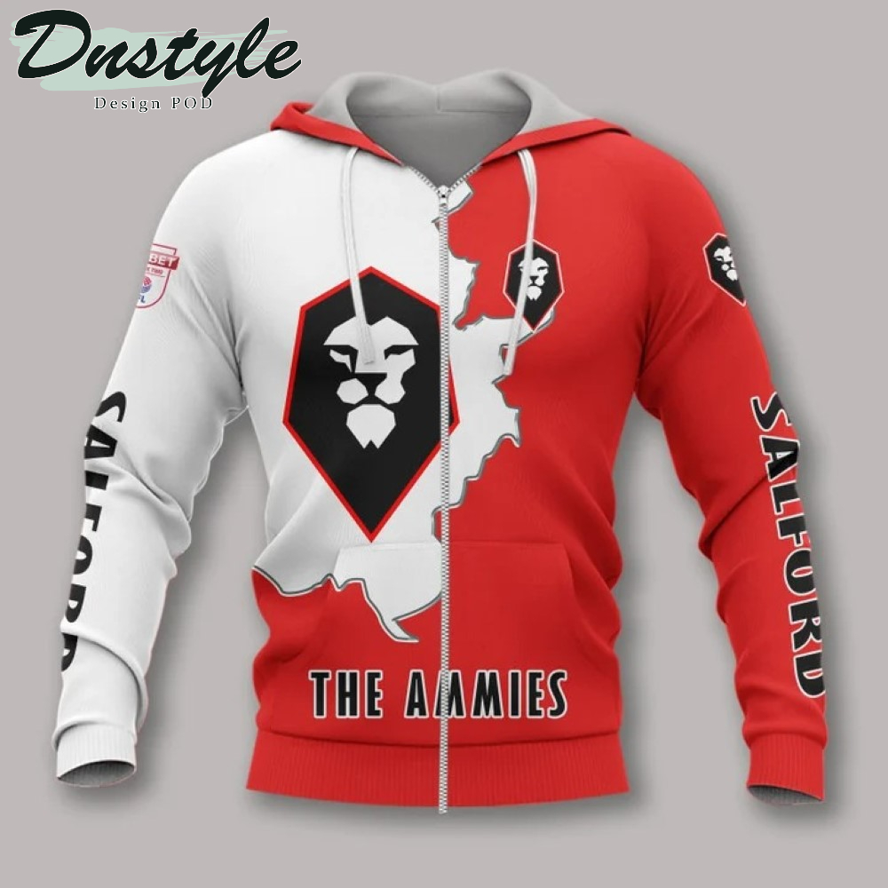 Salford City The Ammies 3d All Over Printed Hoodie