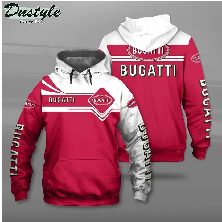 Bugatti 3d all over print hoodie