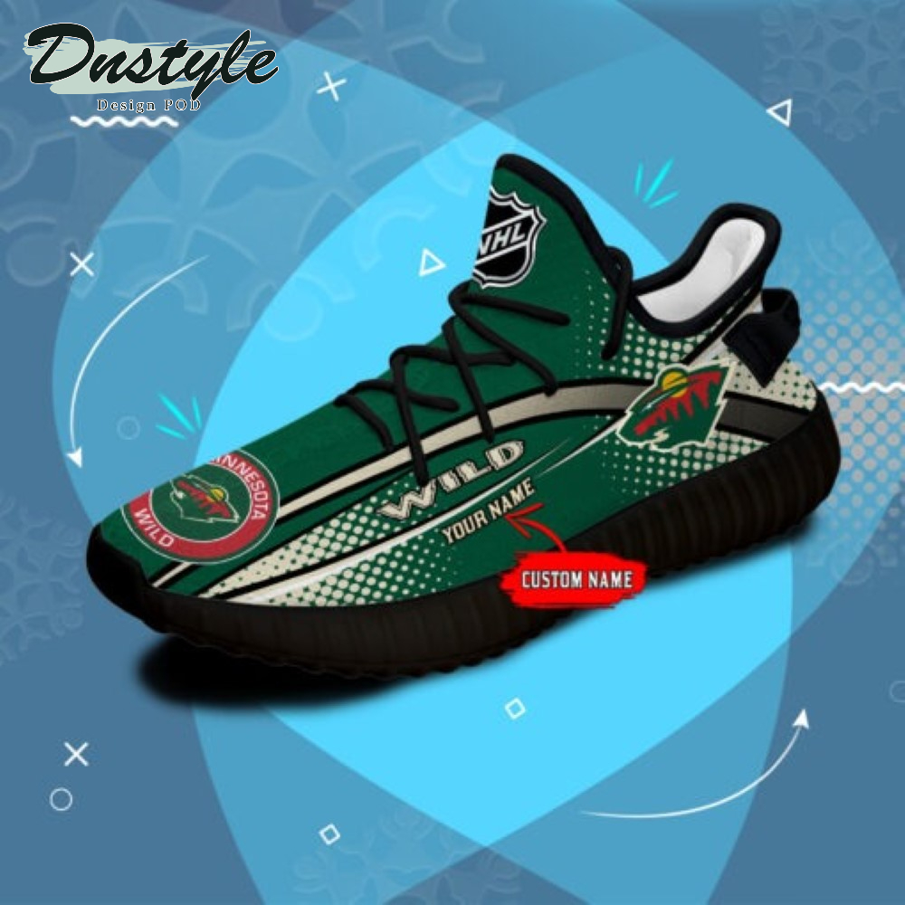 Minnesota Wild Personalized Yeezy Boots Sneakers