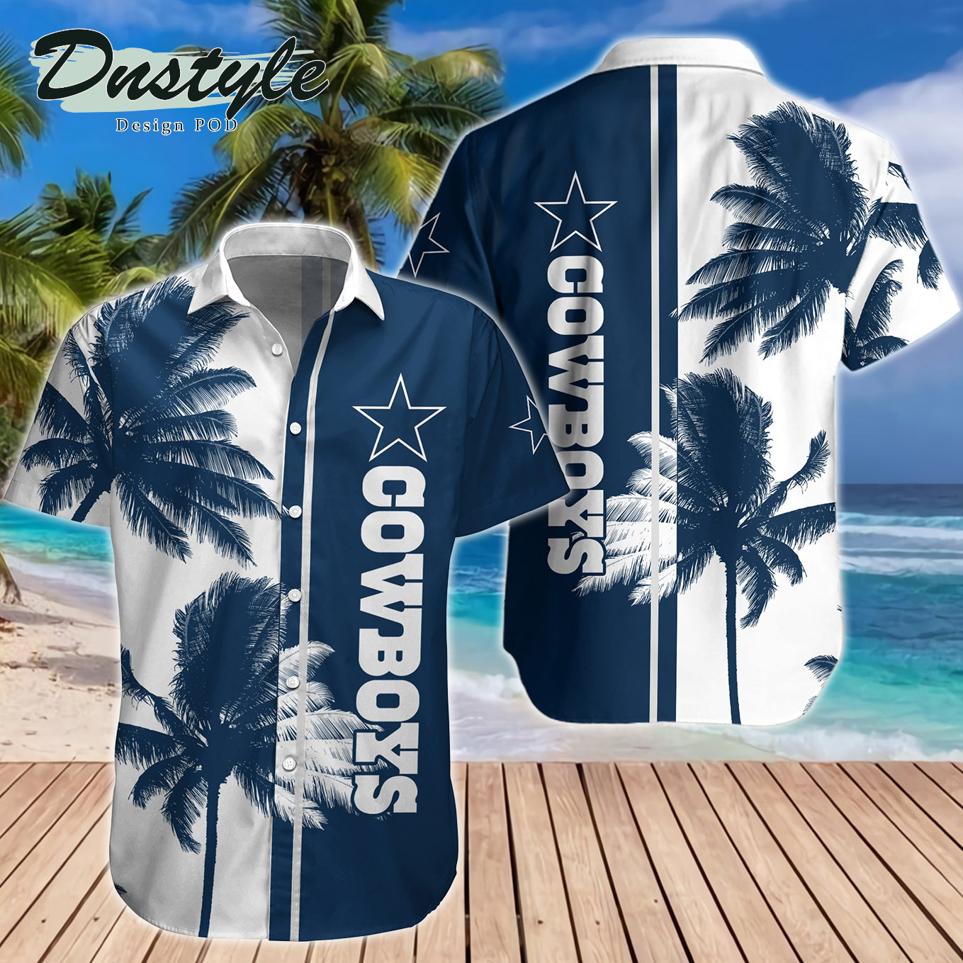 Dallas Cowboys Hawaiian Shirt And Short