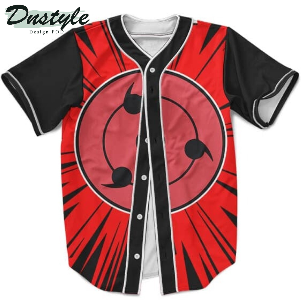Uchiha Itachi And Sasuke Sharingan MLB Baseball Shirt
