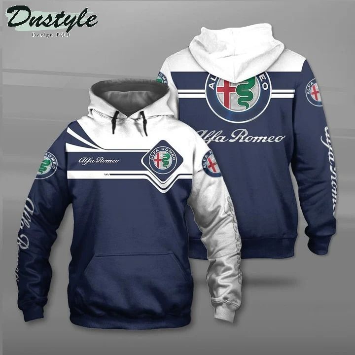 Alfa Romeo 3d all over print hoodie
