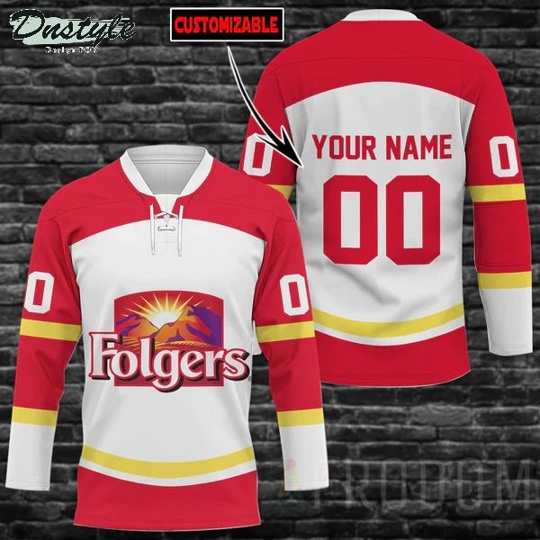 Folgers Personalized Hockey Jersey