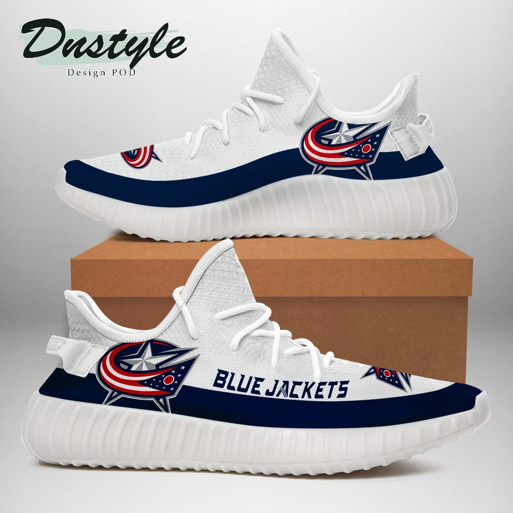 NHL Columbus Blue Jackets Yeezy Shoes Sneakers