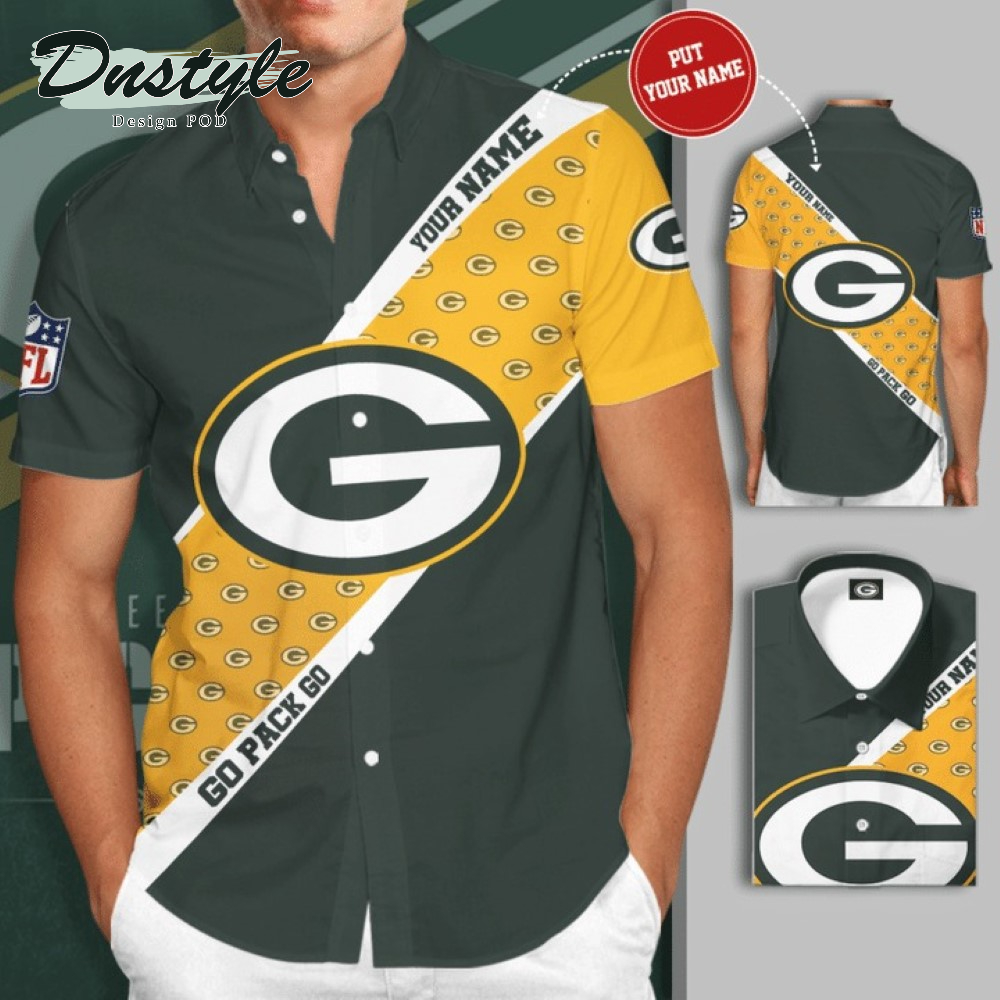 Personalized Green Bay Packers Team Green Hawaiian Shirt