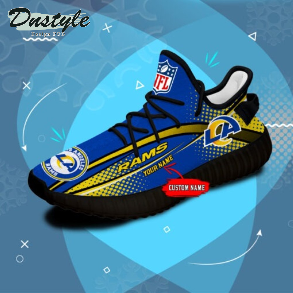 Los Angeles Rams Personalized Yeezy Boots Sneakers