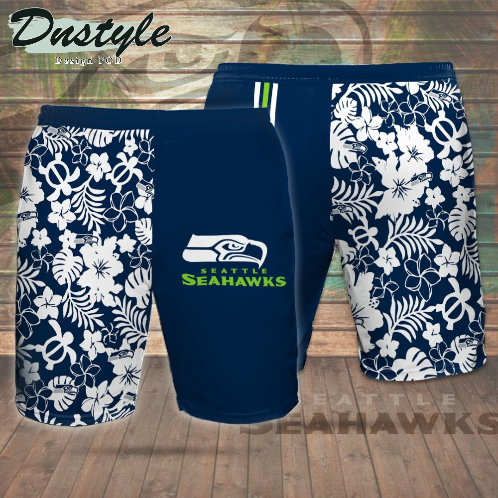 Personalized Seattle Seahawks Hawaiian Shirt And Short