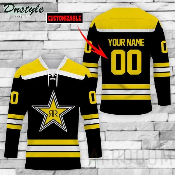 Rockstar Energy Drink Personalized Hockey Jersey