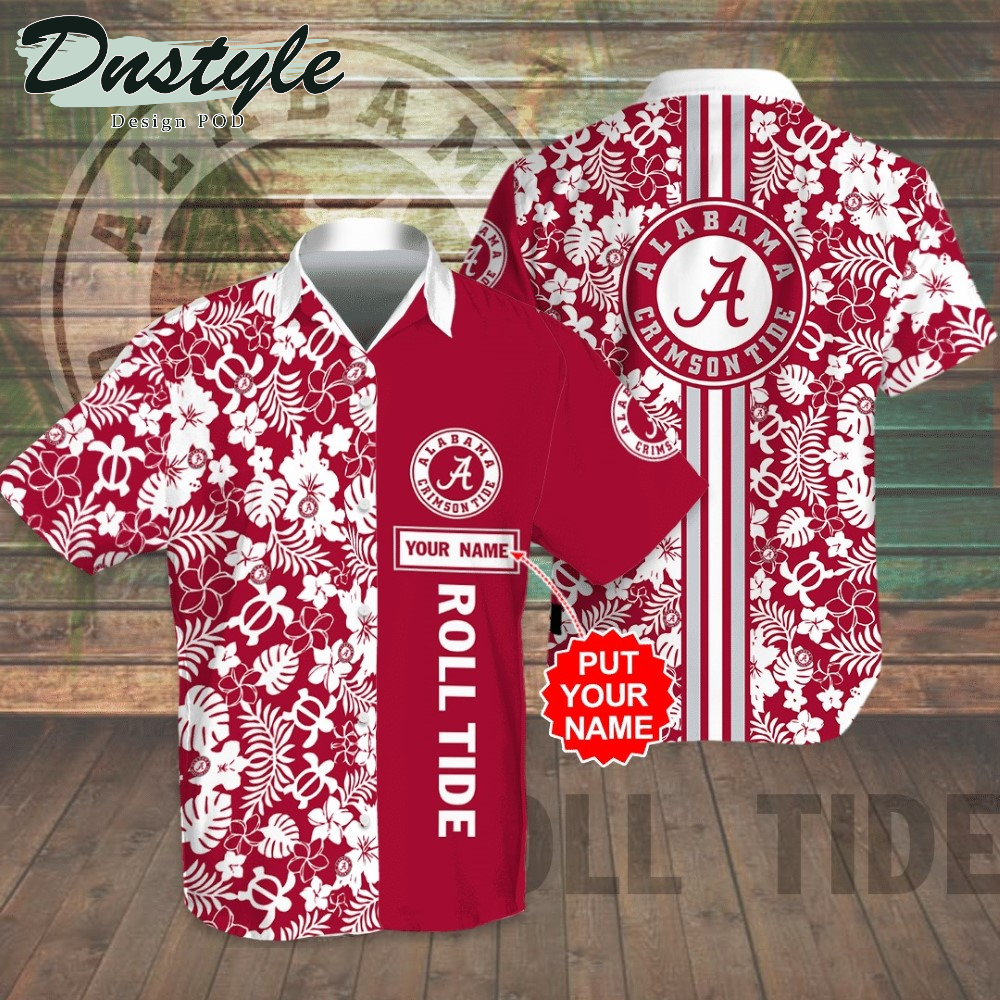 Personalized Alabama Crimson Tide Hawaiian Shirt And Short