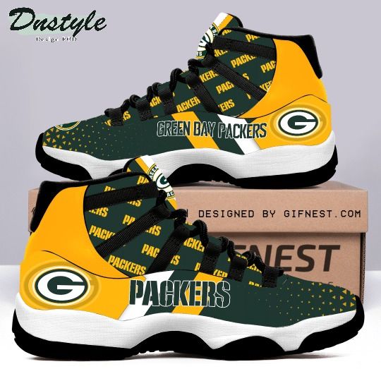 Green Bay Packers Air Jordan 11 Shoes Sneaker