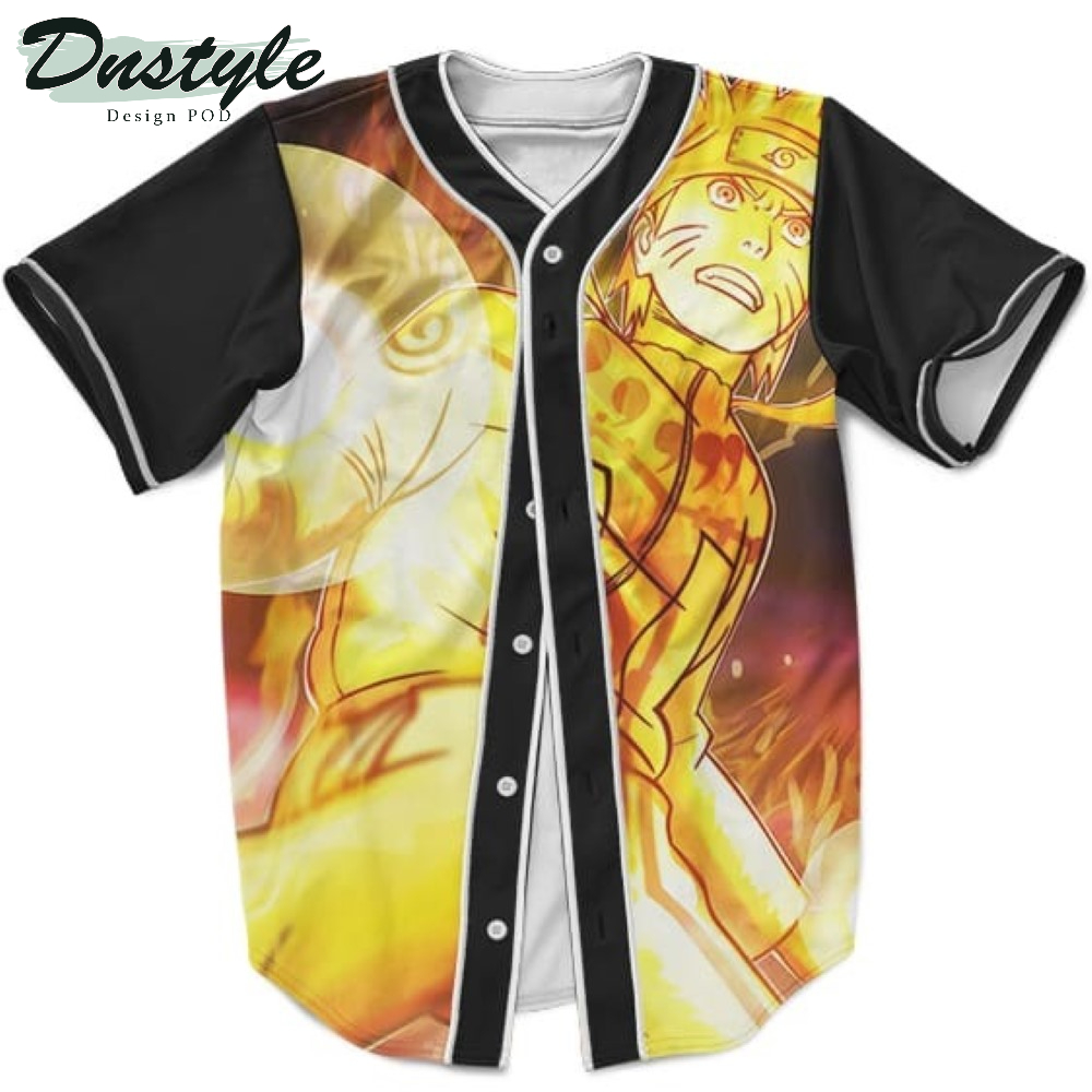 Kurama Mode Uzumaki Naruto Dope MLB Baseball Jersey