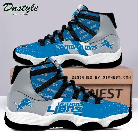 Detroit Lions Air Jordan 11 Shoes Sneaker