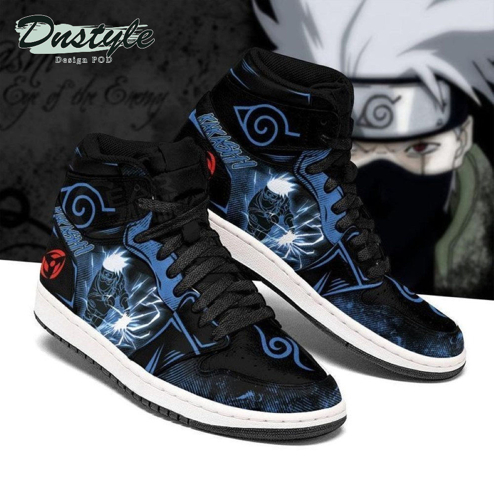 Kakashi Naruto Anime Air Jordan High Top Sneaker