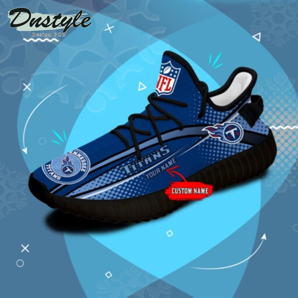 Tennessee Titans Personalized Yeezy Boots Sneakers
