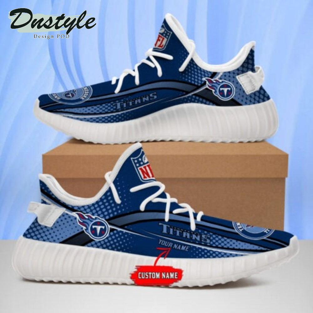 Tennessee Titans Personalized Yeezy Boots Sneakers