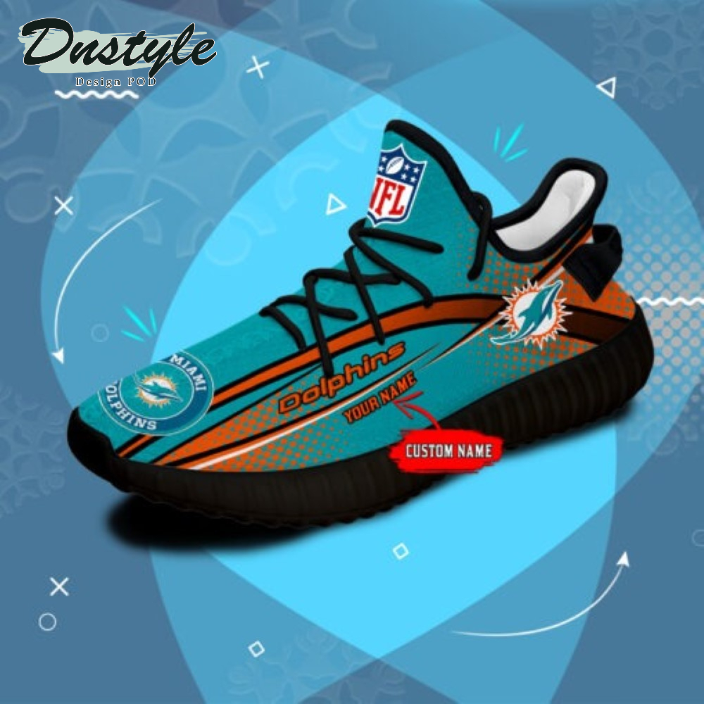 Miami Dolphins Personalized Yeezy Boots Sneakers