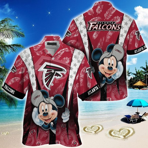 Atlanta Falcons NFL And Mickey Hawaiian Shirt