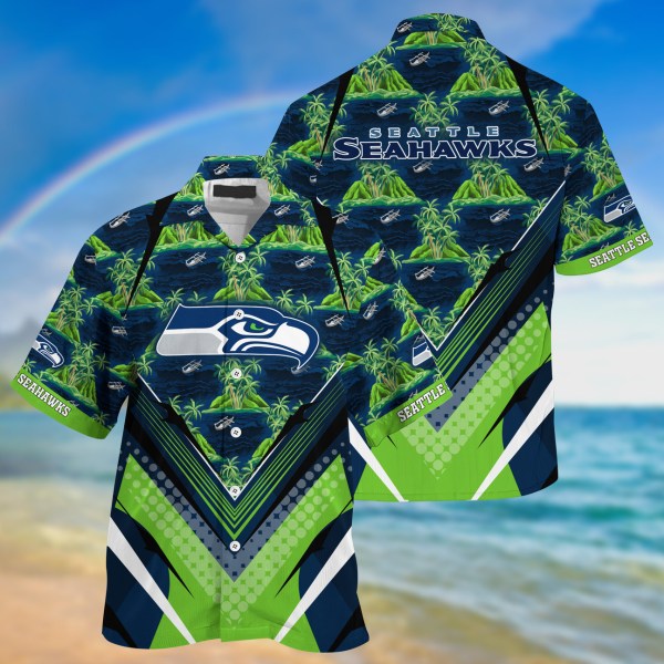 Seattle Seahawks NFL Aloha Hawaiian Shirt