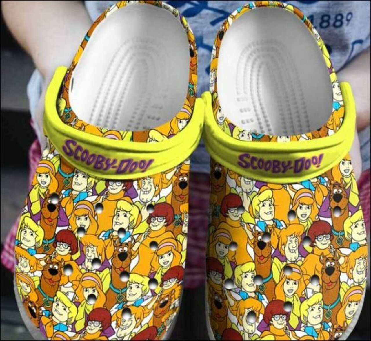 Scooby-doo Yellow Crocs Crocband Clog Shoes