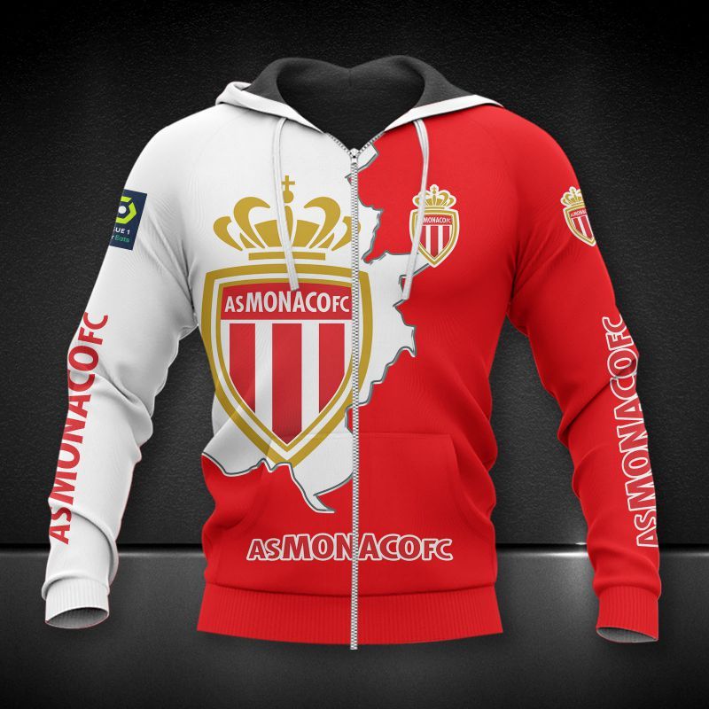 AS Monaco 3d all over printed hoodie