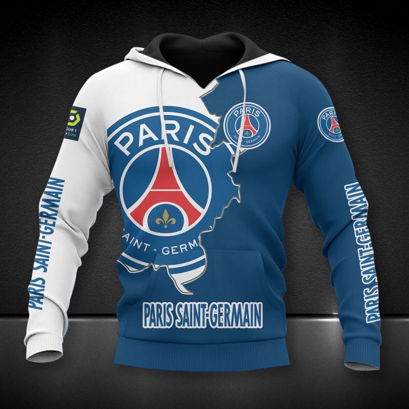 PSG 3d all over printed hoodie