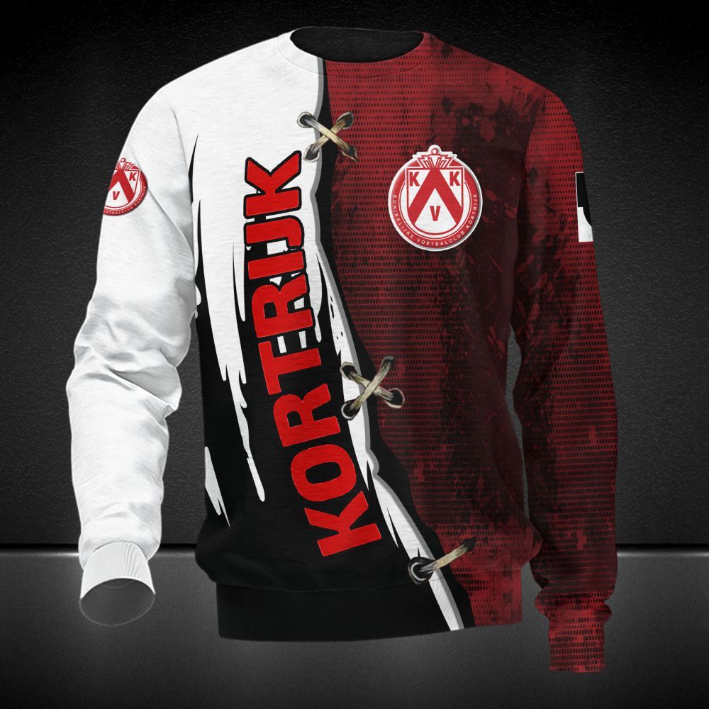 K.V. Kortrijk 3d all over printed hoodie