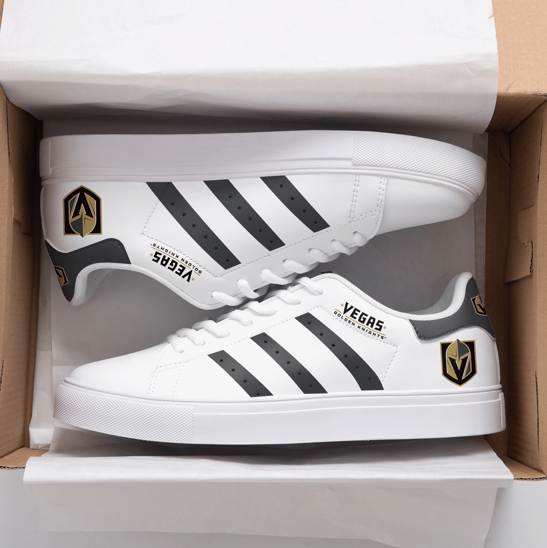Vegas Golden Knights White Stan Smith Low Top Shoes