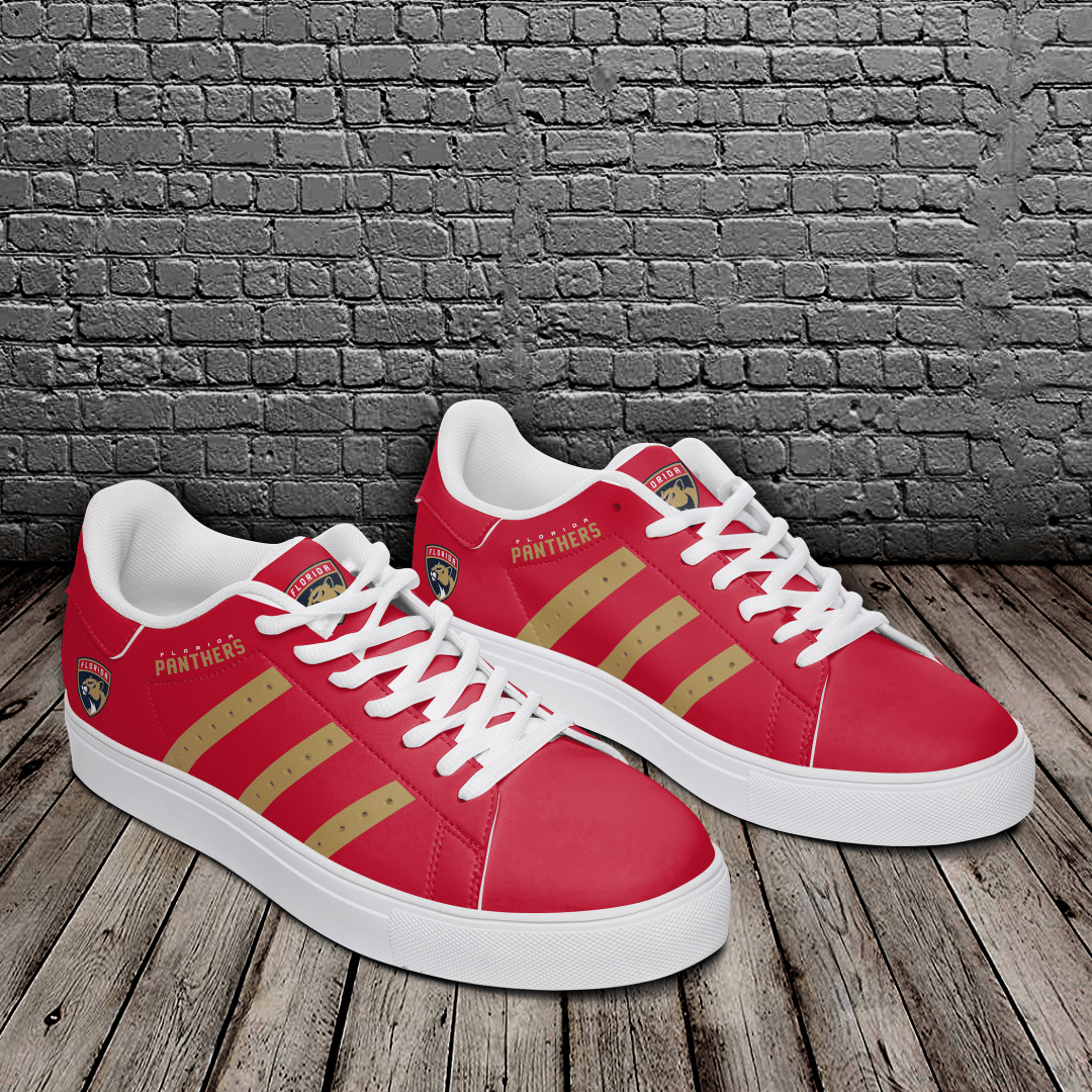 Florida Panthers Red Stan Smith Low Top Shoes