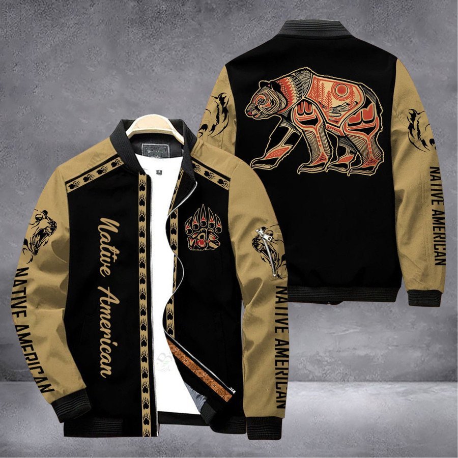 Native American Cool Bomber Jacket