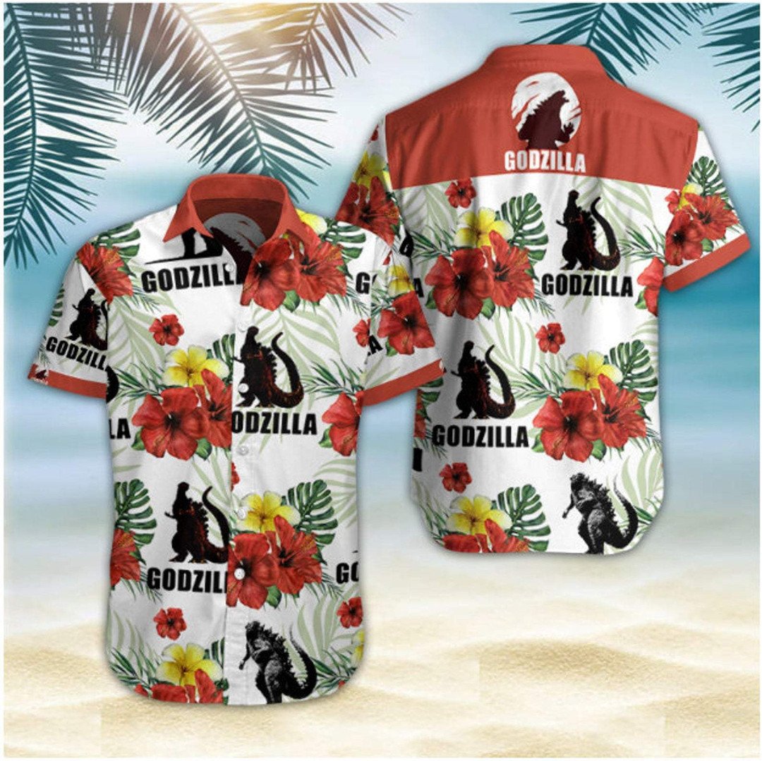 Godzilla Summer Vibe Hawaiian Shirts
