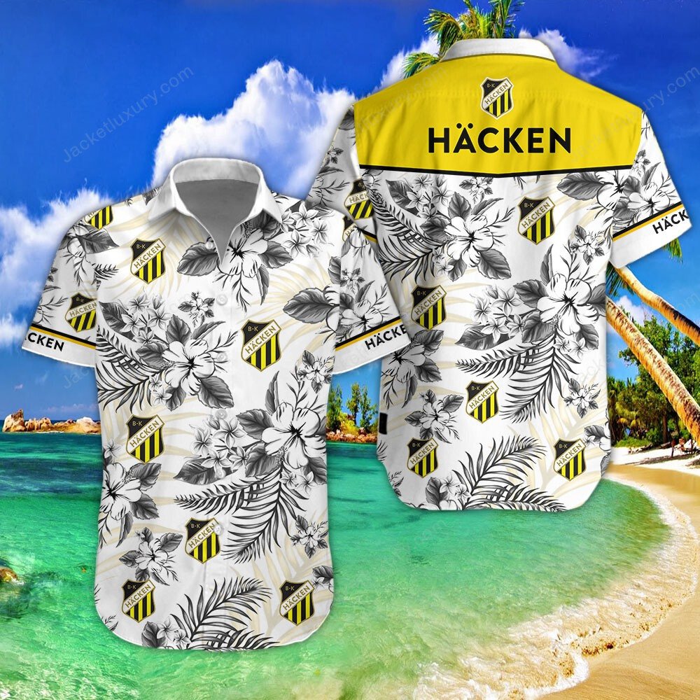 Boldklubben Hacken 2022 tropical summer hawaiian shirt
