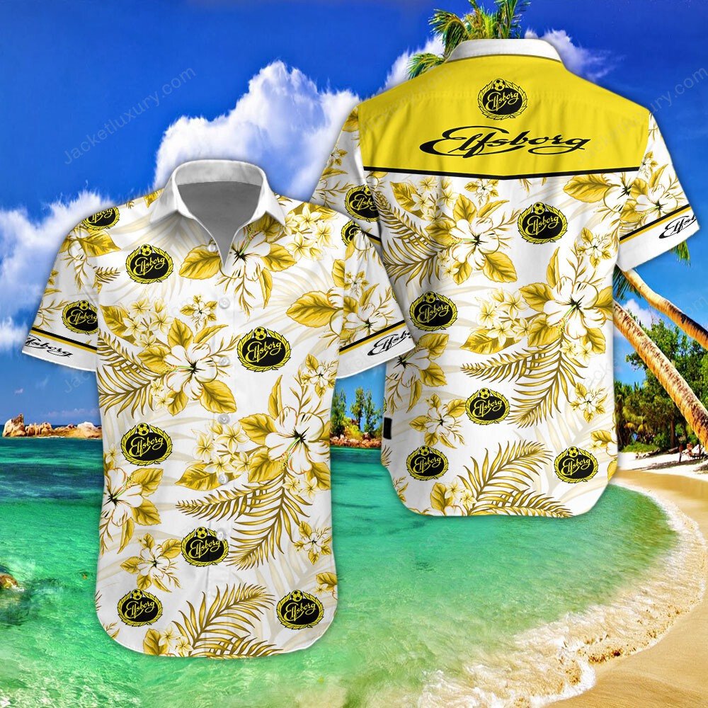 IF Elfsborg 2022 tropical summer hawaiian shirt