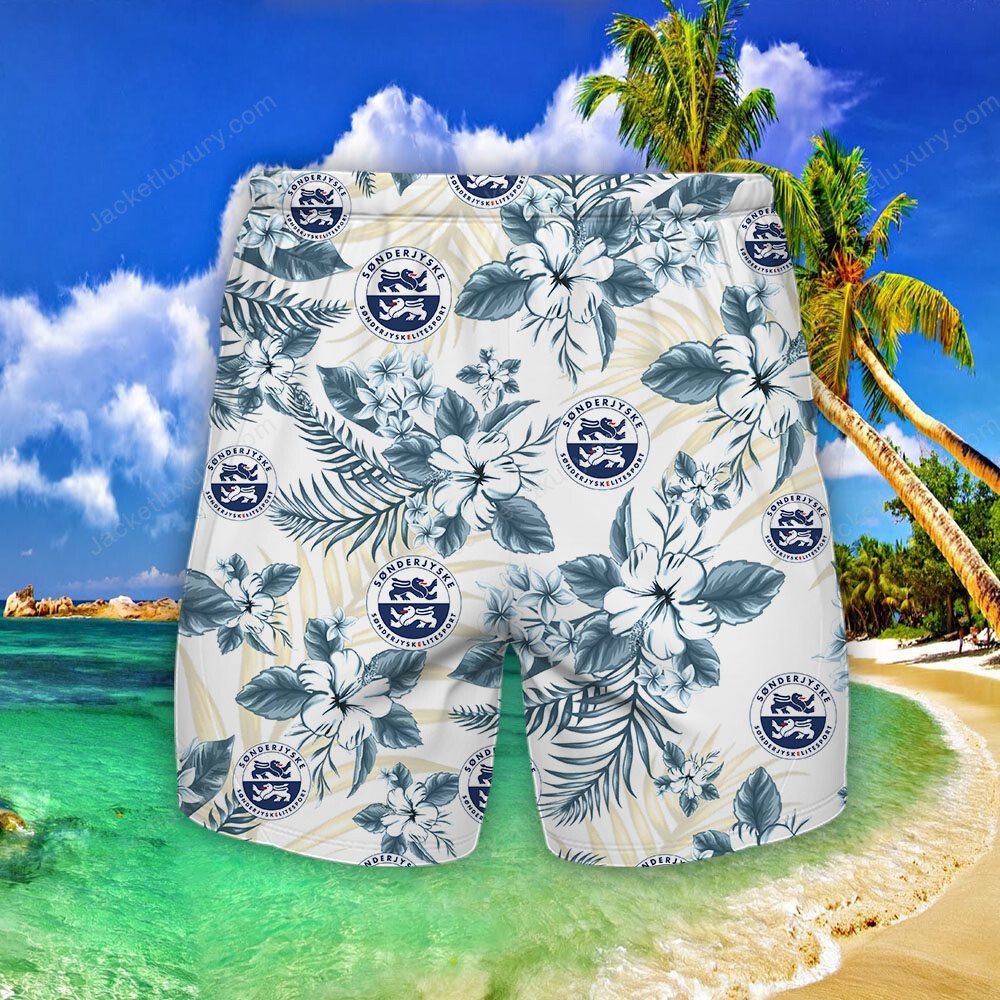 SønderjyskE Fodbold 2022 tropical summer hawaiian shirt