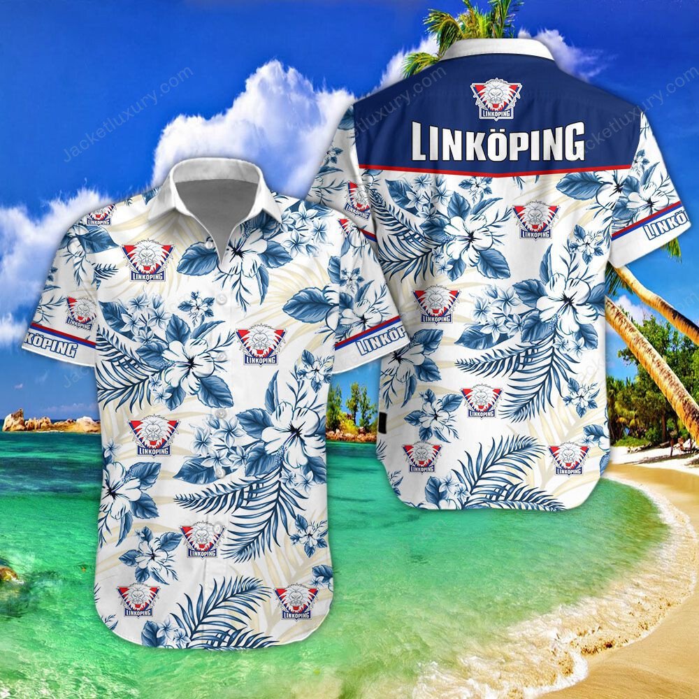 Linkoping HC 2022 tropical summer hawaiian shirt