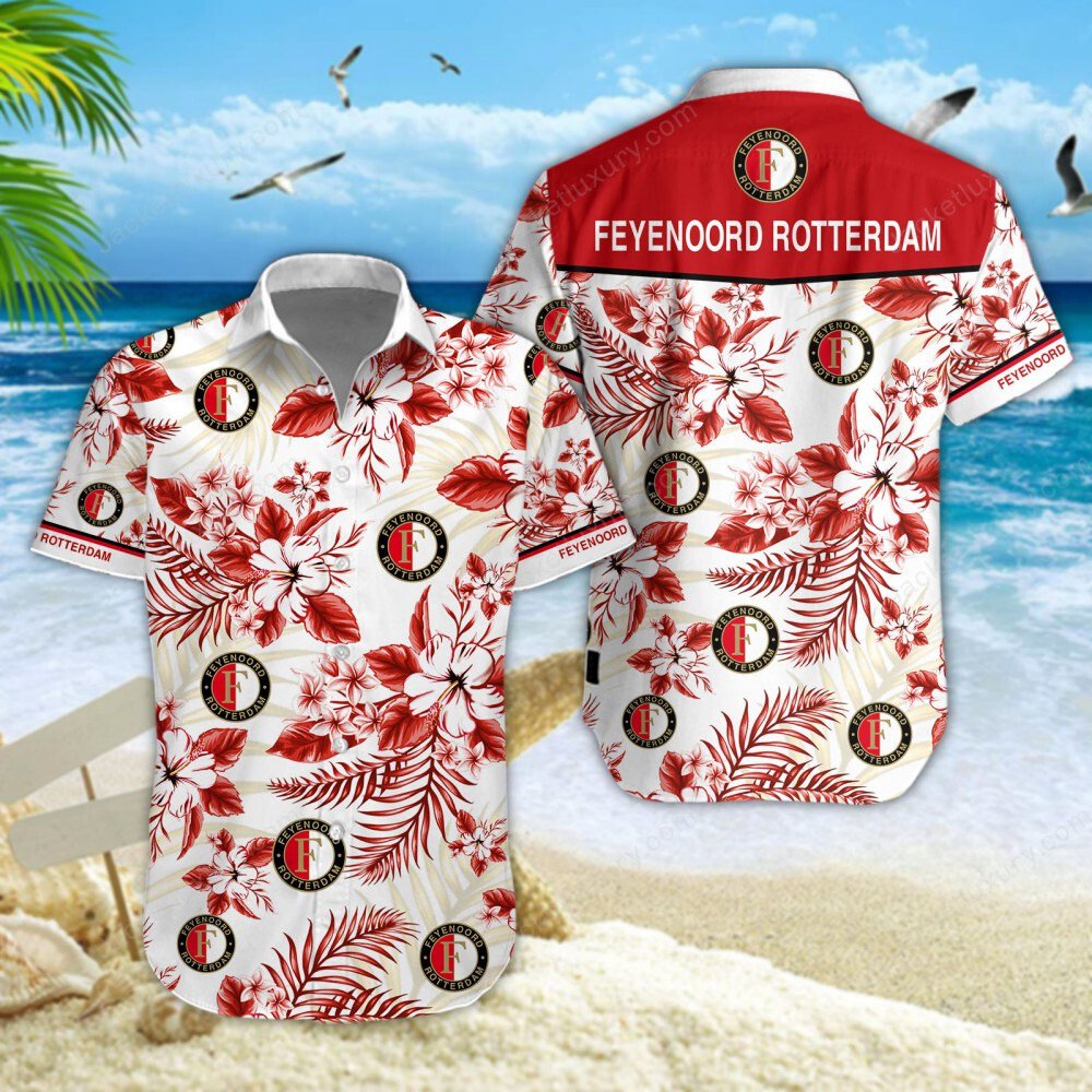 Feyenoord Rotterdam 2022 tropical summer hawaiian shirt