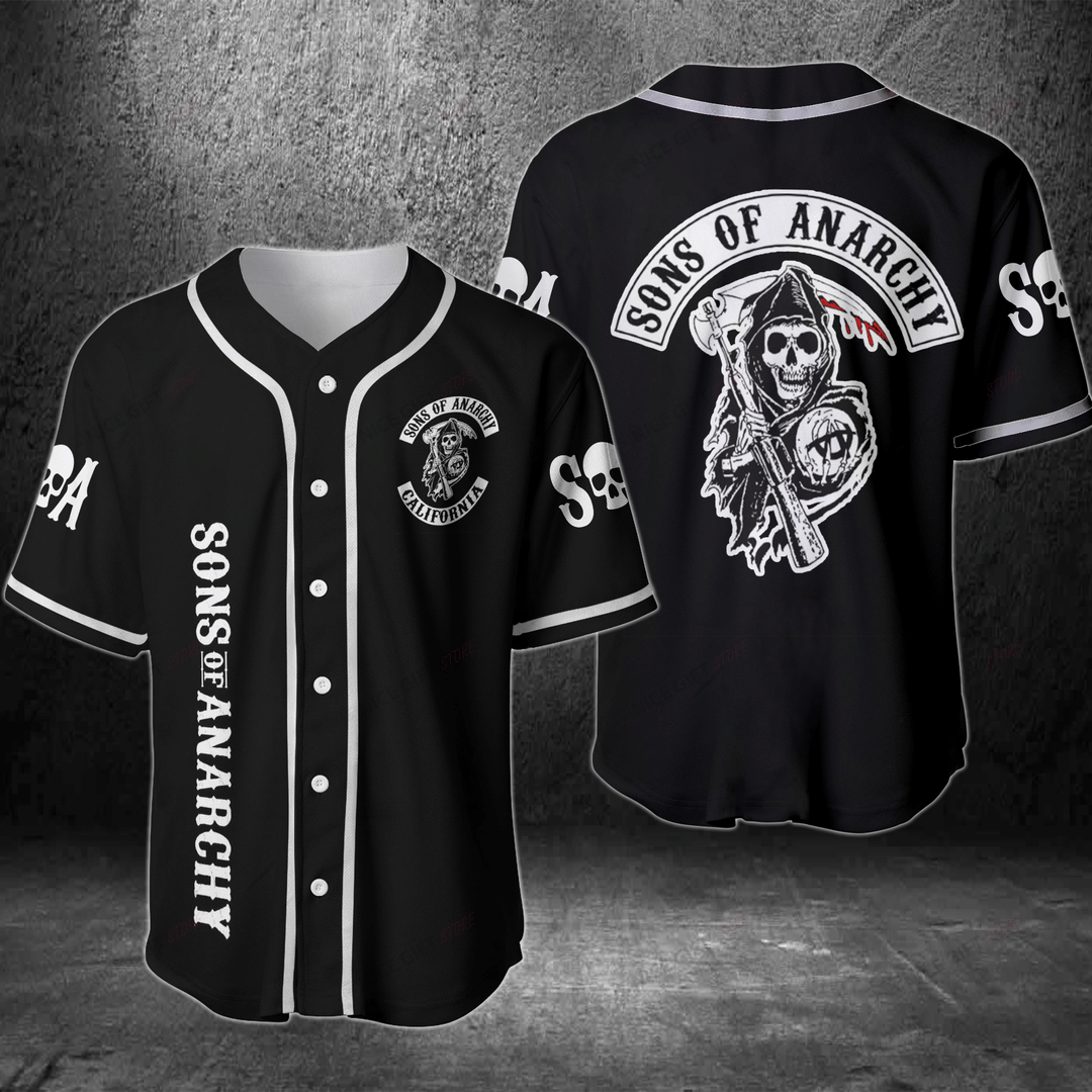 Sons of Anarchy Baseball Jersey