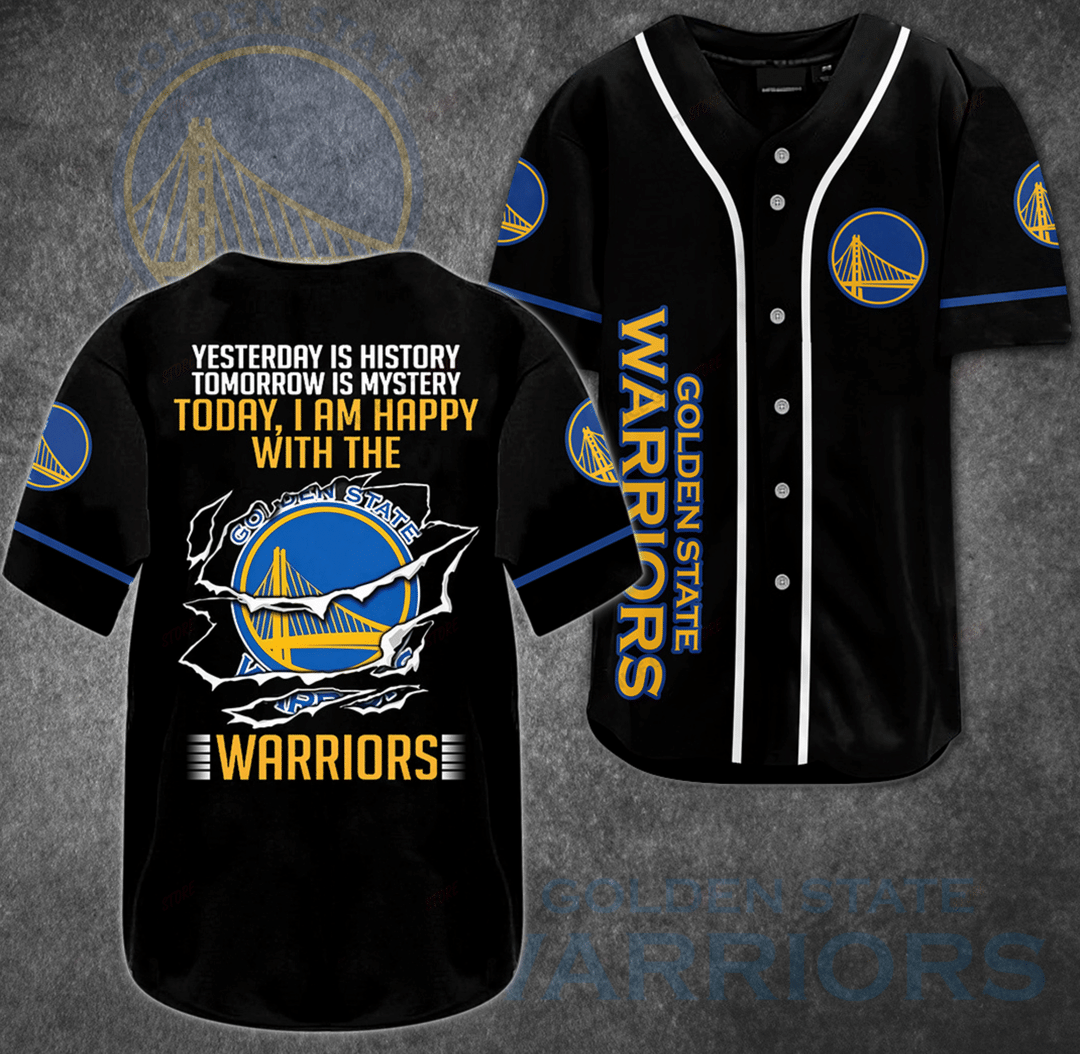 Golden State Warriors Baseball Jersey