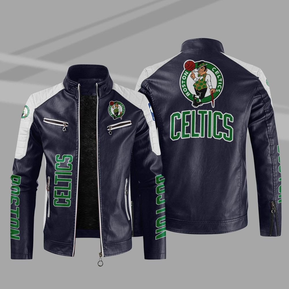 Boston Celtics NBA Leather Jacket